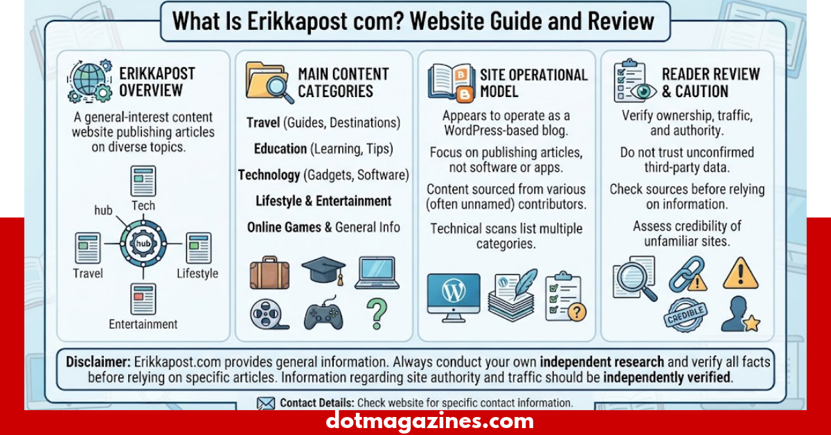 What Is Erikkapost com? Website Guide and Review